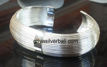 Bangle bali silver bead