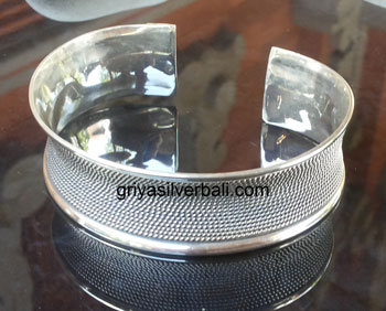 Bangle bali silver bead