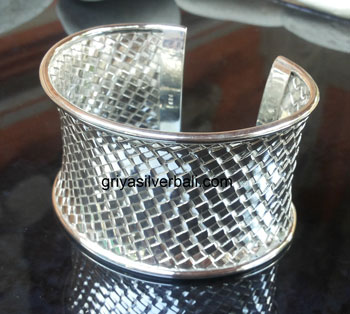 Bangle bali silver bead