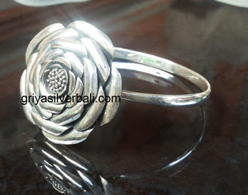 Bangle bali silver bead