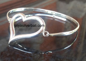 Bangle bali silver bead