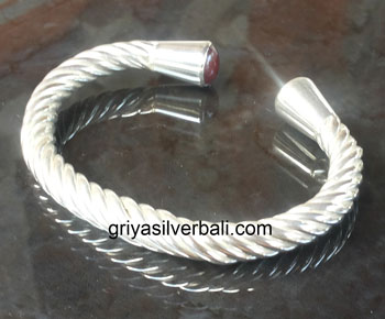 Bangle bali silver bead