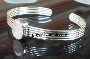 Bangle bali silver bead