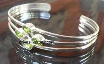 Bangle bali silver bead