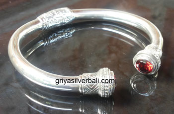 Bangle bali silver bead