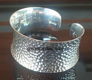 Bangle bali silver bead