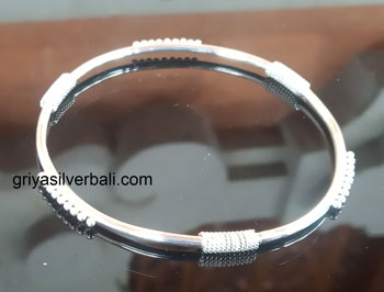 Bangle bali silver bead