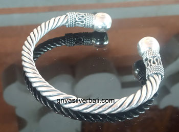 Bangle bali silver bead