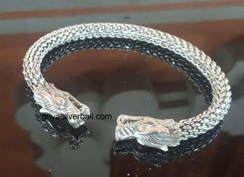 Bangle bali silver bead