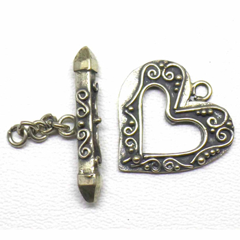 Bali Ornate Toggles bali silver bead