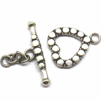 Bali Ornate Toggles bali silver bead