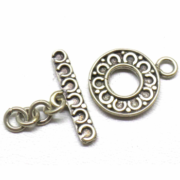 Bali Ornate Toggles bali silver bead