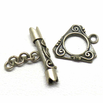 Bali Ornate Toggles bali silver bead