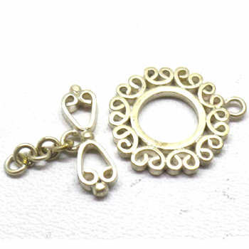 Bali Ornate Toggles bali silver bead