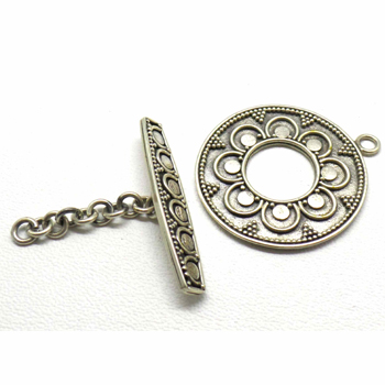 Bali Ornate Toggles bali silver bead