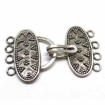 Bali Ornate Toggles bali silver bead