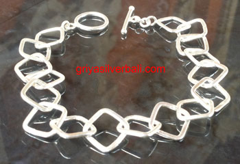 Bracelets bali silver bead