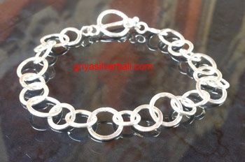 Bracelets bali silver bead