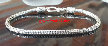 Bracelets bali silver bead