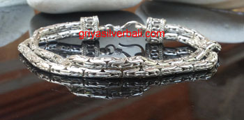 Bracelets bali silver bead