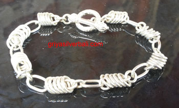 Bracelets bali silver bead