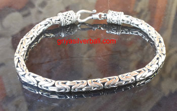 Bracelets bali silver bead