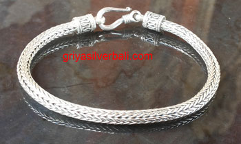 Bracelets bali silver bead