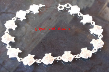 Bracelets bali silver bead