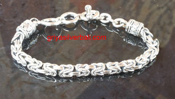 Bracelets bali silver bead