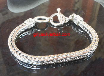 Bracelets bali silver bead