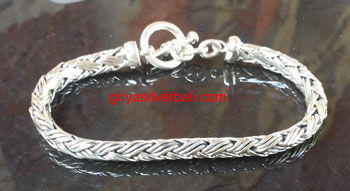 Bracelets bali silver bead