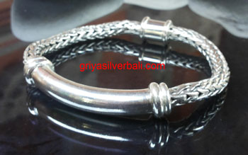 Bracelets bali silver bead