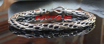 Bracelets bali silver bead