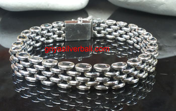 Bracelets bali silver bead