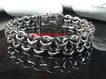 Bracelets bali silver bead