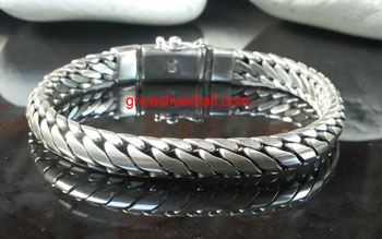 Bracelets bali silver bead