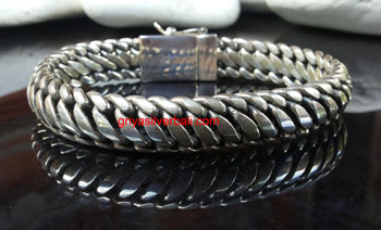 Bracelets bali silver bead