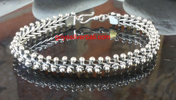 Bracelets bali silver bead