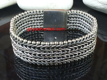 Bracelets bali silver bead