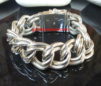 Bracelets bali silver bead