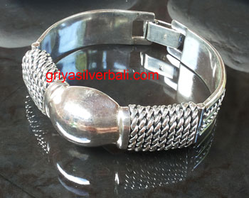 Bracelets bali silver bead