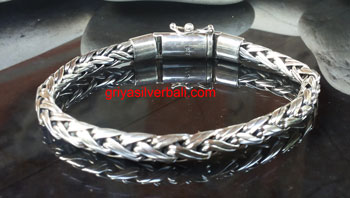 Bracelets bali silver bead