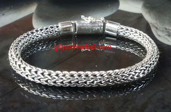 Bracelets bali silver bead