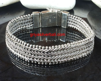 Bracelets bali silver bead