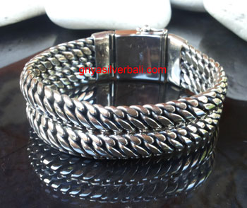 Bracelets bali silver bead