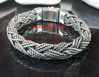 Bracelets bali silver bead