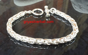 Bracelets bali silver bead