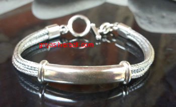 Bracelets bali silver bead