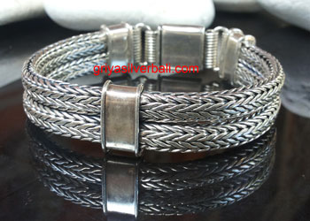 Bracelets bali silver bead