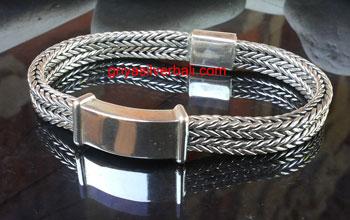 Bracelets bali silver bead